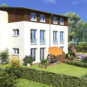 Doppelhaus, Freiburg-St. Georgen