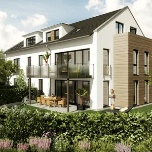 Mehrfamilienhäuser, Freiburg-Zähringen